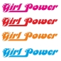 Preview: Girl Power Auto Aufkleber Schriftzug Sticker A828