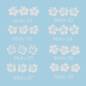 Preview: Hibiskus Blumen Blüten Hawaii Glasgravur Autospiegel Aufkleber Sticker G001