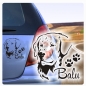 Preview: Hundeaufkleber Golden Retriever  Auto Aufkleber Autoaufkleber Sticker A270