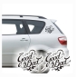 Preview: 2er SET Good & Bad Auto Aufkleber Sticker Autoaufkleber A1163