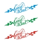 Preview: Good & Bad Wandaufkleber Wandtattoo Sticker W1557