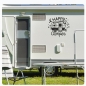 Preview: Wohnmobil Aufkleber Happy Camper WoMo Caravan Aufkleber Sticker WoMo331