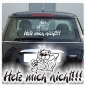 Preview: Hetz mich nicht! Autoaufkleber Katze Peace Cool Sticker Auto Aufkleber A3085