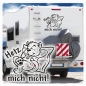 Preview: Wohnmobil Aufkleber Katze Peace Chillkatze Hetz mich nicht! Caravan WoMo238