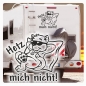 Preview: Wohnmobil Aufkleber Katze Peace Chillkatze Hetz mich nicht! Caravan WoMo240