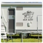 Preview: Wohnmobil Aufkleber Katze Peace Chillkatze Hetz mich nicht! Caravan WoMo240