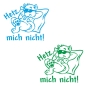 Preview: Wohnmobil Aufkleber Katze Peace Chillkatze Hetz mich nicht! Caravan WoMo240