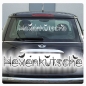 Preview: Auto Aufkleber Hexenkutsche Hexen Kutsche Hexe Spinnweben Sterne Sticker A1200