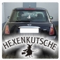 Preview: Hexenkutsche Hexen Auto Aufkleber Sticker Hexe A1023