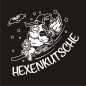 Preview: Eule Hexe Katze Hexenkutsche Auto Aufkleber Motorhaube Fledermaus Sterne A4185