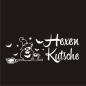 Preview: Hexenkutsche Autoaufkleber Hexen Aufkleber Eule Katze Sterne A2042
