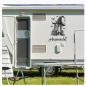 Preview: Wohnmobil Aufkleber Hexenmobil Hexenhut Hexe Besen Schuhe  Caravan Sticker WoMo456