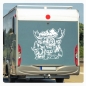 Preview: Wohnmobil Aufkleber Schottisches Hochlandrind Highland Rind Cattle Kyloe Sticker WoMo436