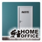 Preview: Home Office Wandtattoo Türaufkleber Büro Aufkleber Sticker T007