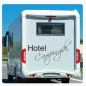 Preview: Wohnmobil Aufkleber Hotel Campingski WoMo Caravan Aufkleber Sticker WoMo134