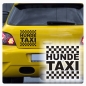 Preview: Hunde Taxi Auto Aufkleber Autoaufkleber Sticker Hund A1144