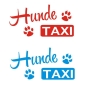 Preview: Hunde Taxi Auto Hundetaxi Aufkleber Autoaufkleber Sticker Hund A604