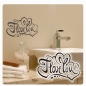 Preview: I Love You Wandtattoo Wandaufkleber Sticker Liebe W1407