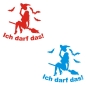 Preview: Ich darf das! Hexe Auto Aufkleber Sticker Gothic Phantasy A4113