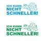 Preview: Ich kann nicht schneller Auto Aufkleber Schildkröte Sticker A1181