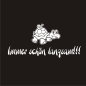 Preview: Immer schön langsam! Autoaufkleber Schildkröte Schnecke Sticker A1215