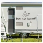 Preview: Wohnmobil Aufkleber Immer schön langsam Turtle Wohnwagen Sticker WoMo Caravan WoMo012