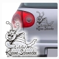 Preview: Kleine Schnecke Auto Aufkleber Autoaufkleber Sticker A1068