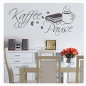 Preview: Wandtattoo Kaffee Pause Coffee Time Wandaufkleber Küche Essen Tasse W766