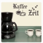 Preview: Kaffee Zeit Wandtattoo Wandaufkleber Küche Coffee W970