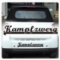 Preview: Smart Fortwo Kampfzwerg Sticker Auto Aufkleber A1079