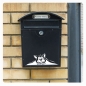 Preview: Briefkastenaufkleber Katze Kätzchen Sticker Aufkleber Sticker B005