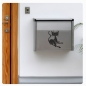 Preview: Briefkastenaufkleber Coole Katze Kätzchen Aufkleber B017