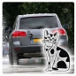 Preview: Katze Katzen Auto Aufkleber Autoaufkleber Sticker A422