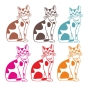 Preview: Katze Katzen Auto Aufkleber Autoaufkleber Sticker A422