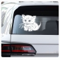 Preview: Katze Kätzchen Autoaufkleber Auto Aufkleber Sticker Tattoo A1216