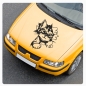 Preview: Katze Kitty schaut raus Auto Aufkleber Sticker Autoaufkleber A1727fkleber Sticker Autoaufkleber A3040