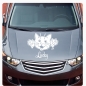 Preview: Autoaufkleber Name Katze Kätzchen Kitty Baby Pfoten Sticker Aufkleber Auto A607