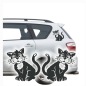 Preview: 2er SET Katze Katzen Auto Aufkleber Autoaufkleber Sticker A690
