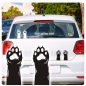 Preview: Katzenpfoten Katzen Pfoten 2er SET Kitty Autoaufkleber Auto Aufkleber Sticker A744