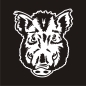 Preview: Keiler Wildschwein Wildsau Autoaufkleber Auto Aufkleber Motorhaube Jagd A865