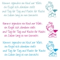 Preview: Wandtattoo Kinderzimmer Engel Spruch Kinderreim W1555