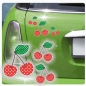 Preview: Kirschen Rockabilly SET Aufkleber Auto Sticker Digitaldruck DA444 rot