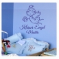 Preview: Kleiner Engel Name Wandtattoo Wandaufkleber Kinderzimmer W978