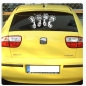 Preview: Auto Aufkleber lustige Kolben Autoaufkleber Sticker Tuning 4er witzig Fun A3014