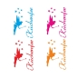 Preview: Küchenfee Elfe Sterne Aufkleber Sticker für Thermomix TM5 TM 6 Fee Tattoo TH209