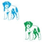 Preview: Hundeaufkleber Lagotto Romagnolo Autoaufkleber A365