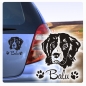 Preview: Hundeaufkleber Landseer Name Auto Aufkleber Autoaufkleber Hund Sticker A268