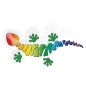 Preview: Regenbogen Gecko Gekko Laptop Notebook Skin Aufkleber Netbook Tattoo Digitaldruck DLT001