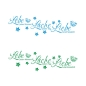 Preview: Wandtattoo Lebe Lache Liebe  Wandaufkleber W1536