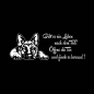 Preview: Schäferhund Gibt es ein Leben nach dem Tod Sticker Auto Aufkleber A1718